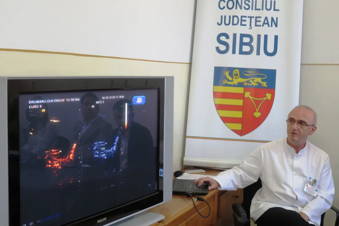 Secția Clinică Medicală II a SCJU Sibiu, dotată cu un ecograf performant de 460.000 lei