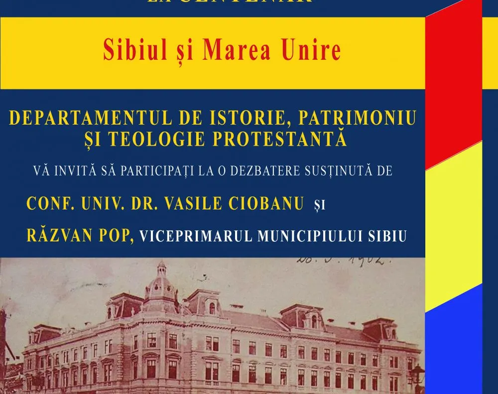 Prelegeri cu ocazia Centenarului, la Universitatea „Lucian Blaga”