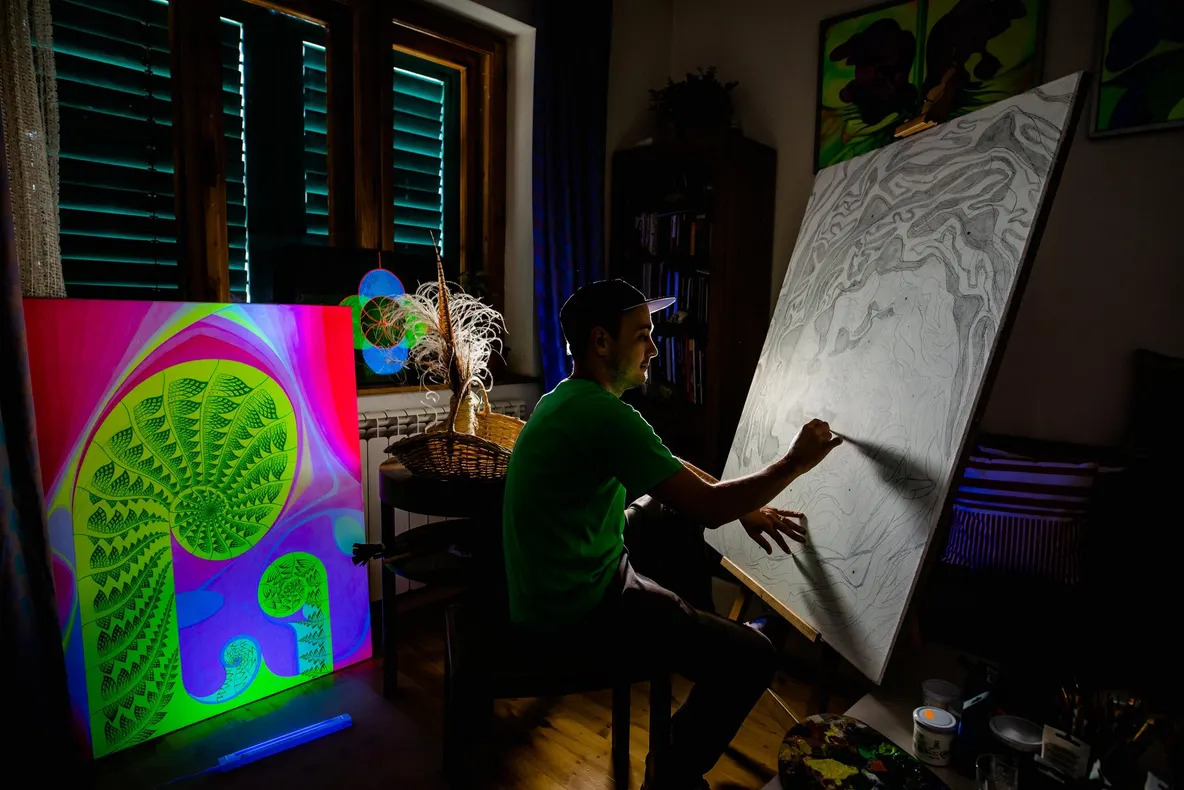 "Fluo Immersion", cea mai nouă expoziție de la Muzeul de Artă Contemporană