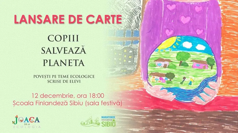 Carte cu povești scrise de elevi din Sibiu, lansată la Școala Finlandeză