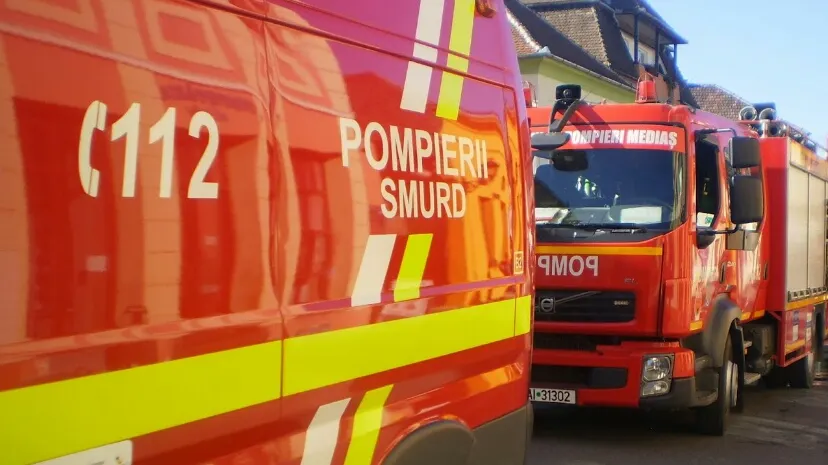 Incendiu la un garaj, în Cisnădie