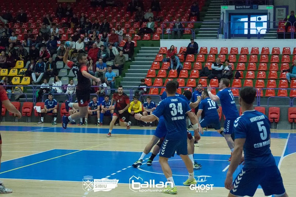 HC Sibiu joacă cu CSM Oradea, la Sala Transilvania