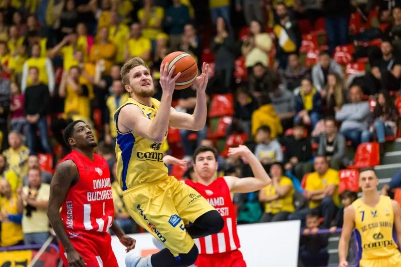 PLAYOFF: BC CSU Sibiu joacă astăzi primul meci al seriei cu Dinamo