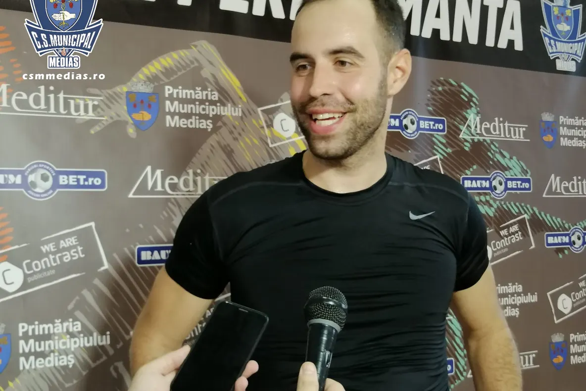 Titus Nicoară, de la CSM Mediaș: „Mi-aș dori play-off, dacă se poate, dar cred că este foarte greu”
