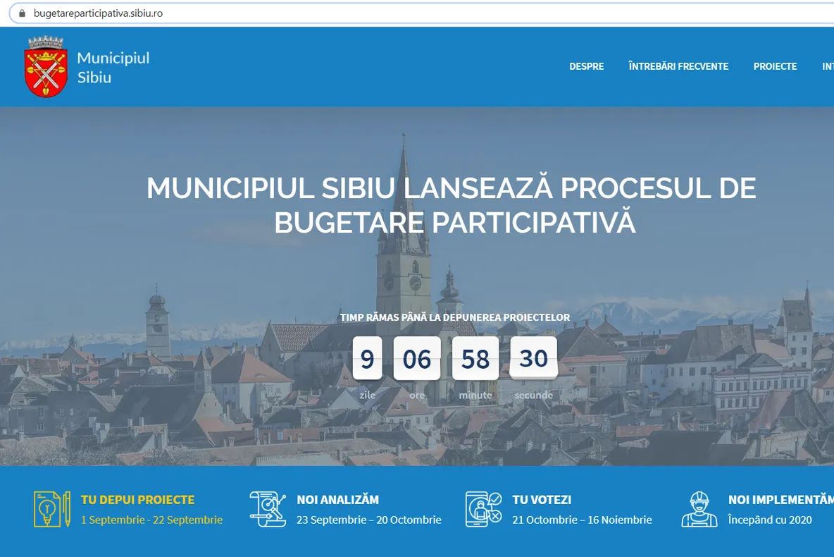 Începe o nouă ediție a programului de bugetare participativă