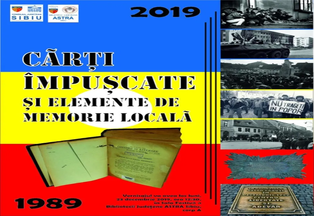 „Cărți împușcate și elemente de istorie locală”, la Biblioteca Județeană ASTRA Sibiu