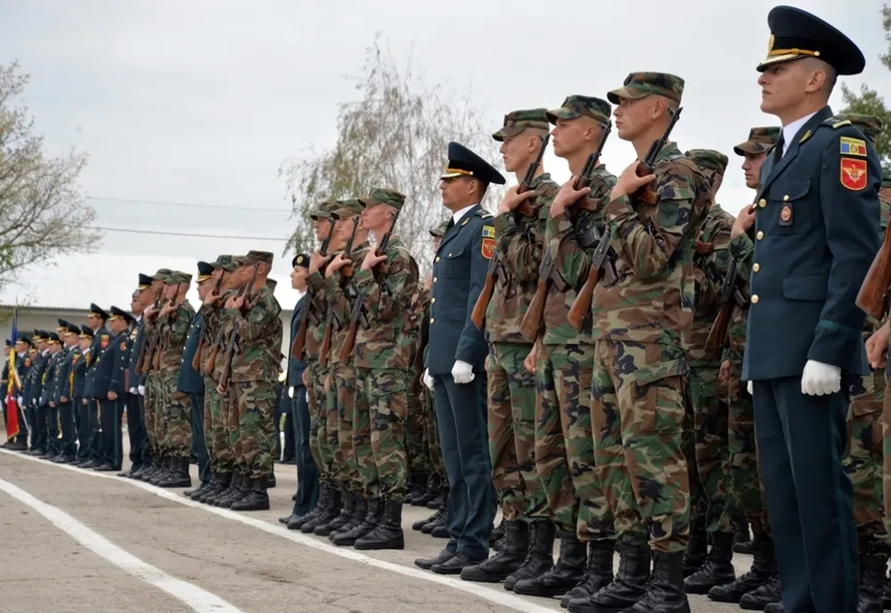 Soldații depun jurământul militar, la Centrul de Perfecționare Artilerie Terestră și Artilerie Antiaeriană ,,Ioan Vodă”
