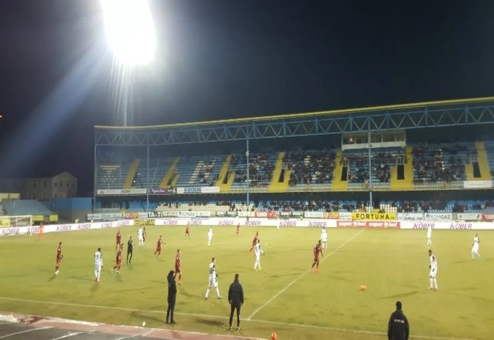 Gaz Metan a remizat alb cu CFR Cluj