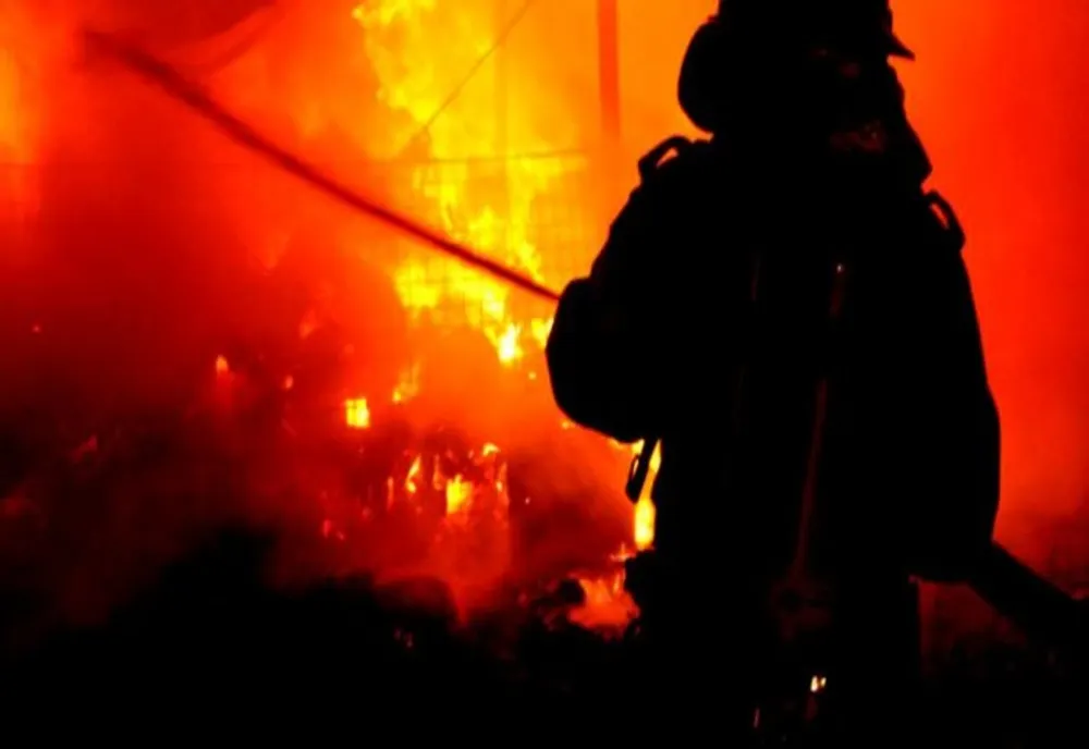 O tonă de fân a ars în urma unui incendiu, în Șaroș pe Târnave