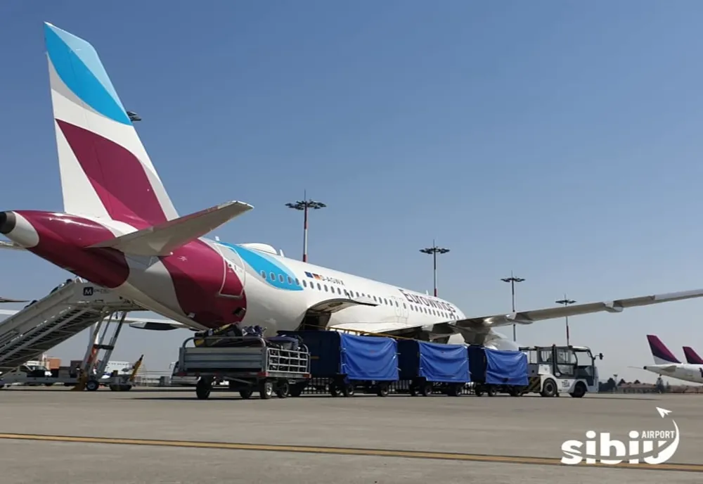  O cursă charter spre Germania a plecat, astăzi, de pe Aeroportul Internațional Sibiu