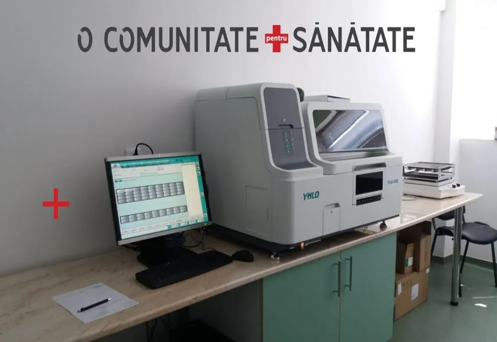 Un nou echipament de testare, pentru anticorpi, instalat la Spitalul Județean Sibiu