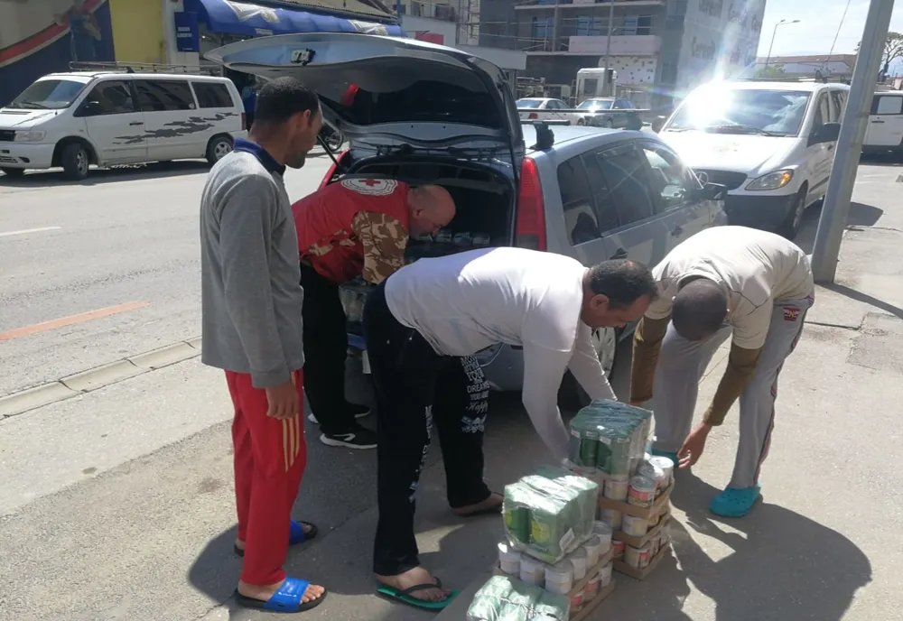 Cei aproximativ 50 de egipteni și tunisieni "uitați" în Sibiu, ajutați de Crucea Roșie cu alimente