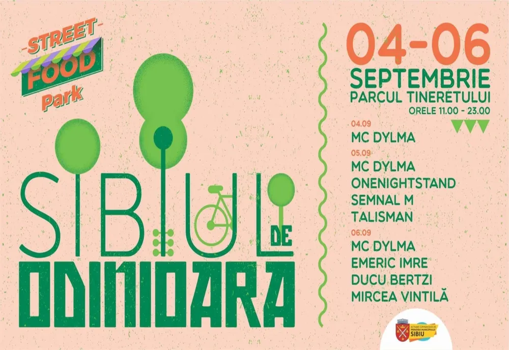 Concerte şi street food park la "Sibiul de Odinioară". Trei zile de distracţie în Parcul Tineretului
