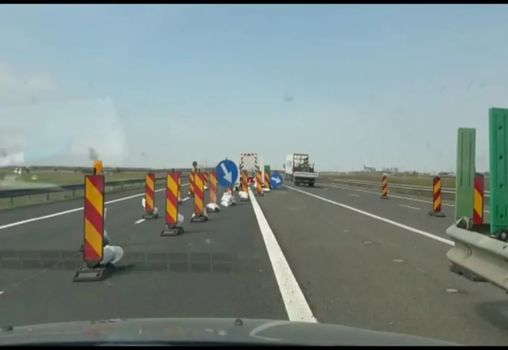 Restricții pe Autostrada Sibiu - Deva, la Orăștie