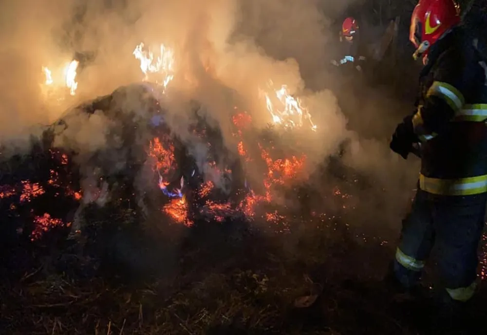Două incendii, azi-noapte, la Sibiu