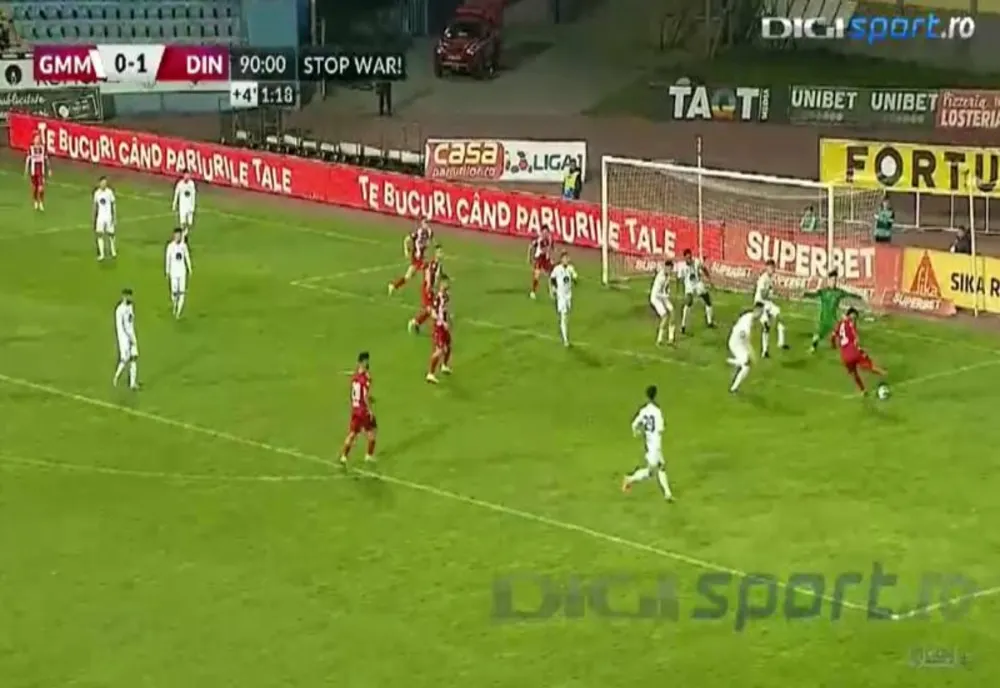Gaz Metan pierde doar cu 0-1 meciul cu Dinamo
