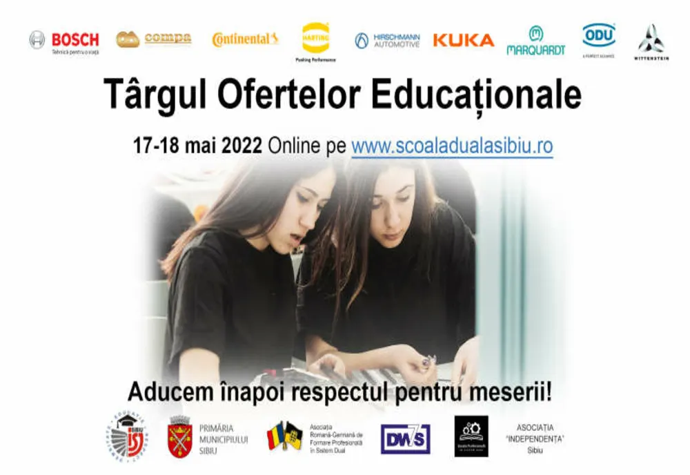 Inspectoratul Şcolar organizează un târg online dedicat liceelor unde se pot învăţa meserii