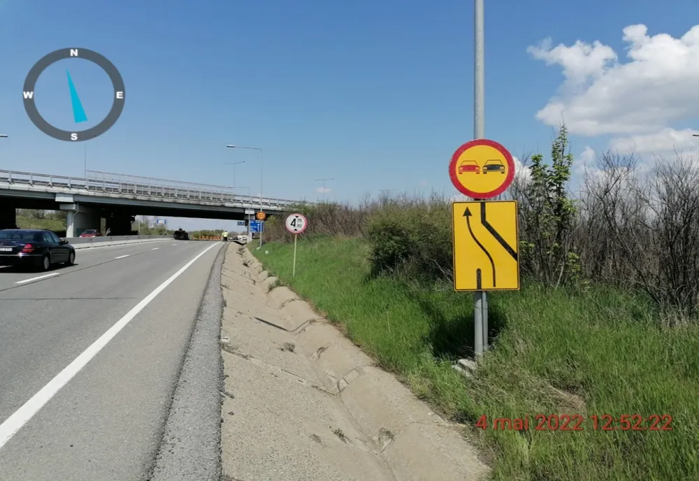 VIDEO Trafic restricționat pe DN1, la Sibiu
