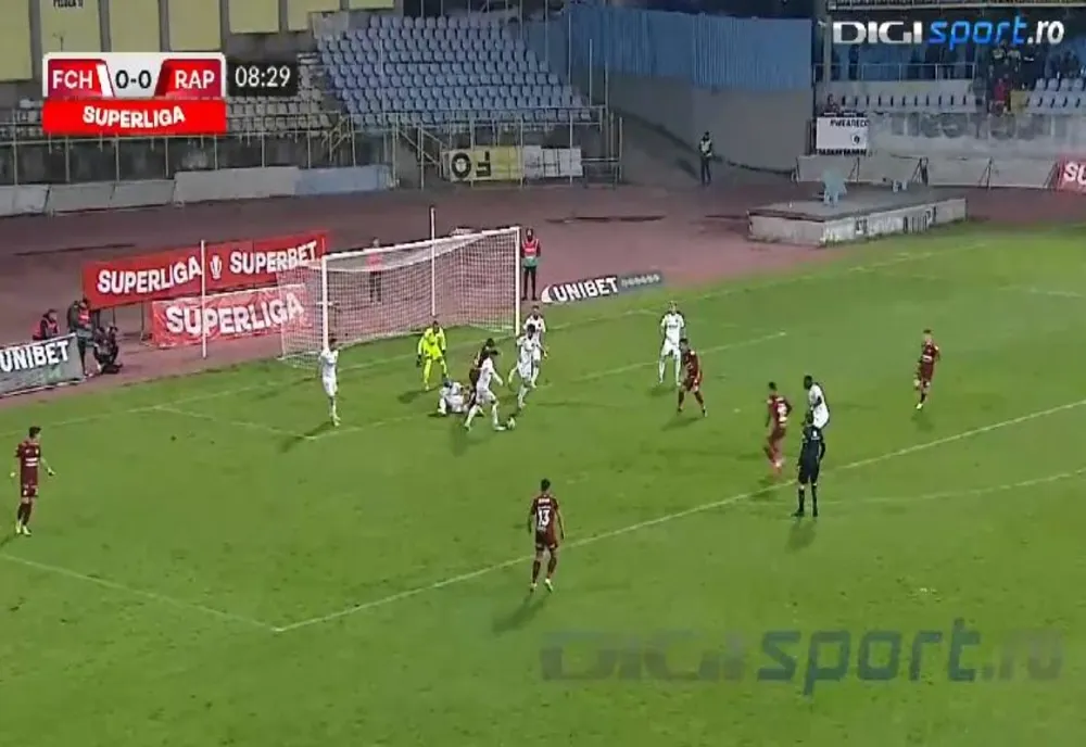 VIDEO FC Hermannstadt pierde meciul cu Rapid