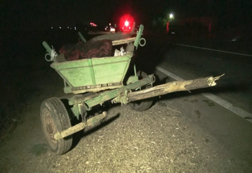 Căruțaş rănit într-un accident rutier