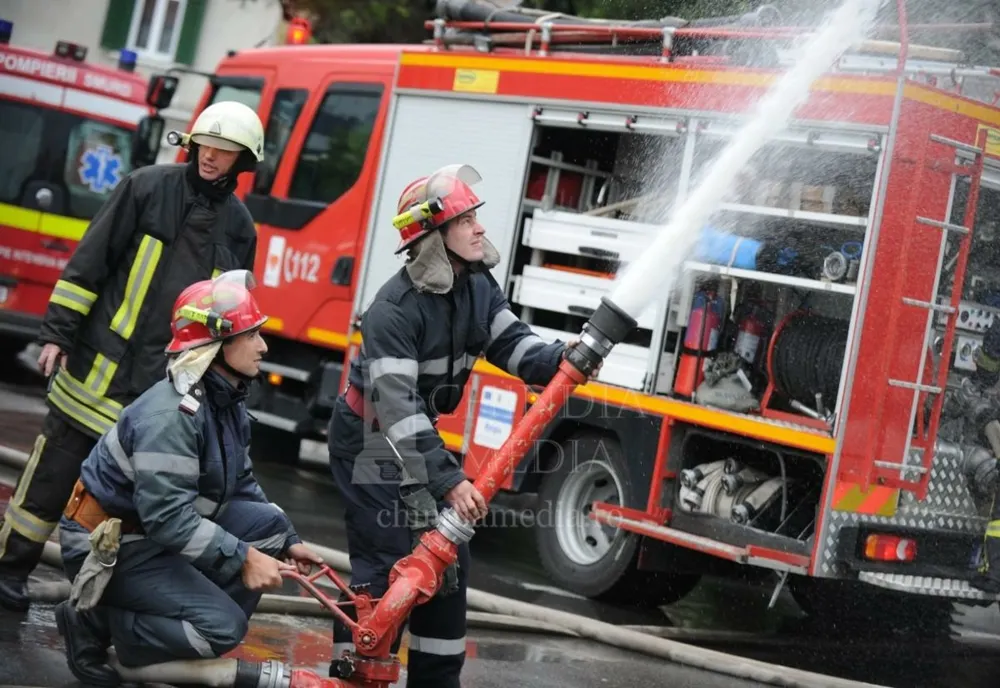 Incendiu într-o pivniță din municipiul Sibiu