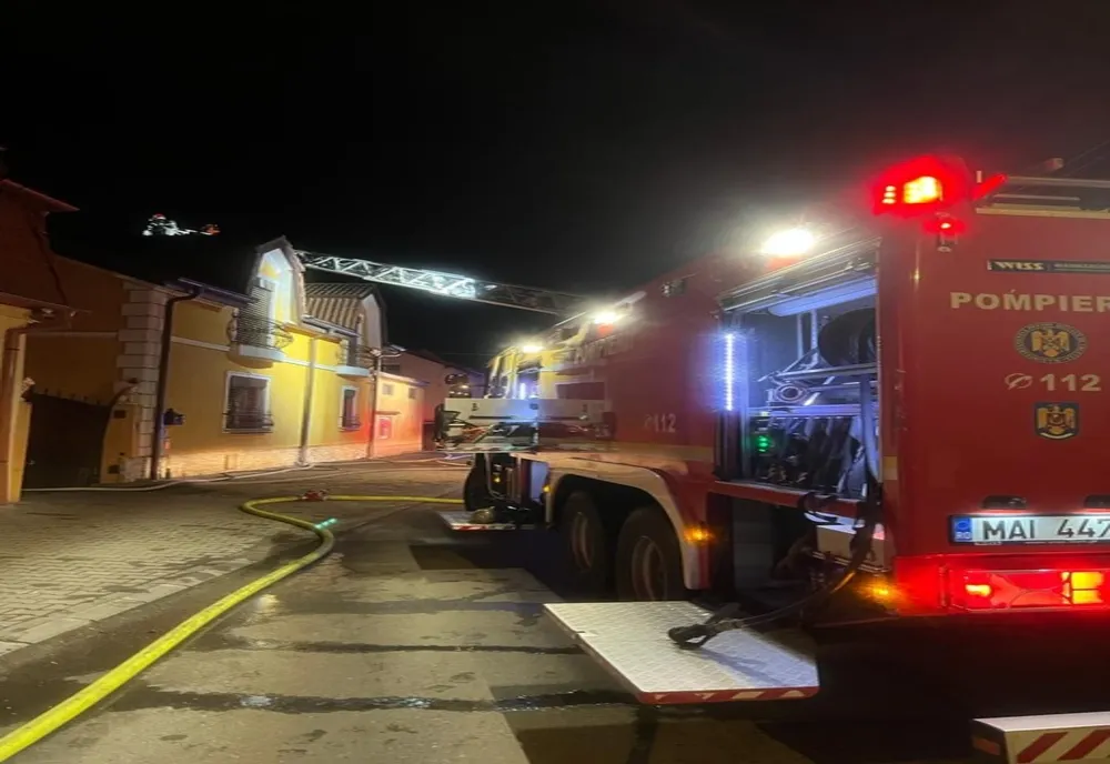 Incendiu la o casă din Tălmaciu