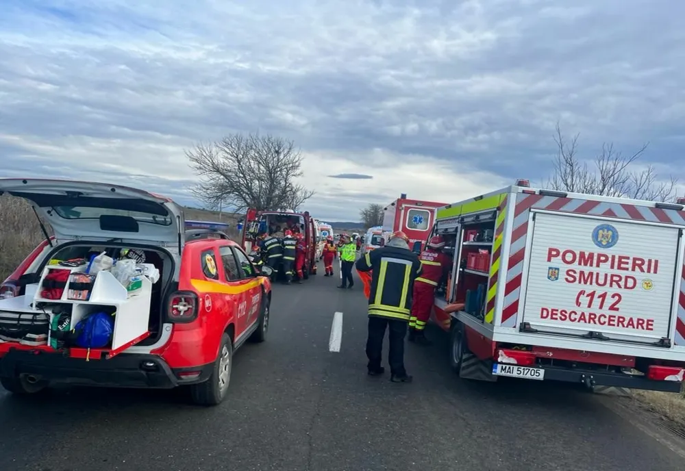 Accident cu 5 victime, în județul Sibiu