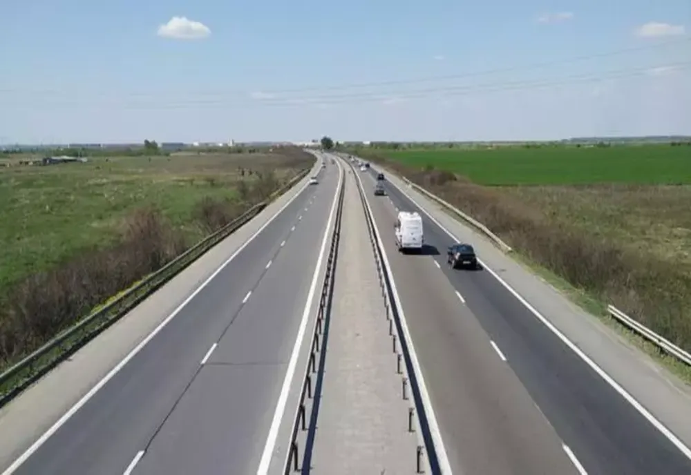 Accident pe autostradă - O persoană a fost grav rănită