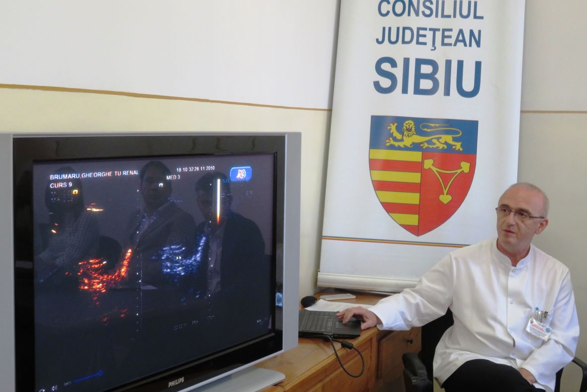 Secția Clinică Medicală II a SCJU Sibiu, dotată cu un ecograf performant de 460.000 lei