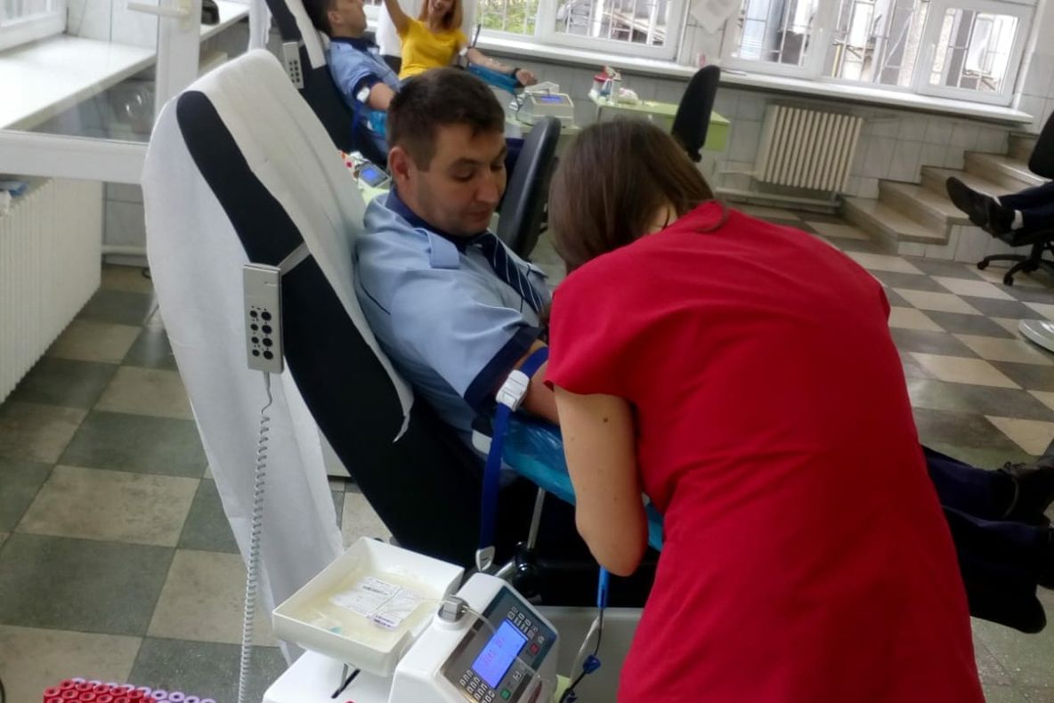 Sângele polițiștilor brașoveni salvează vieți