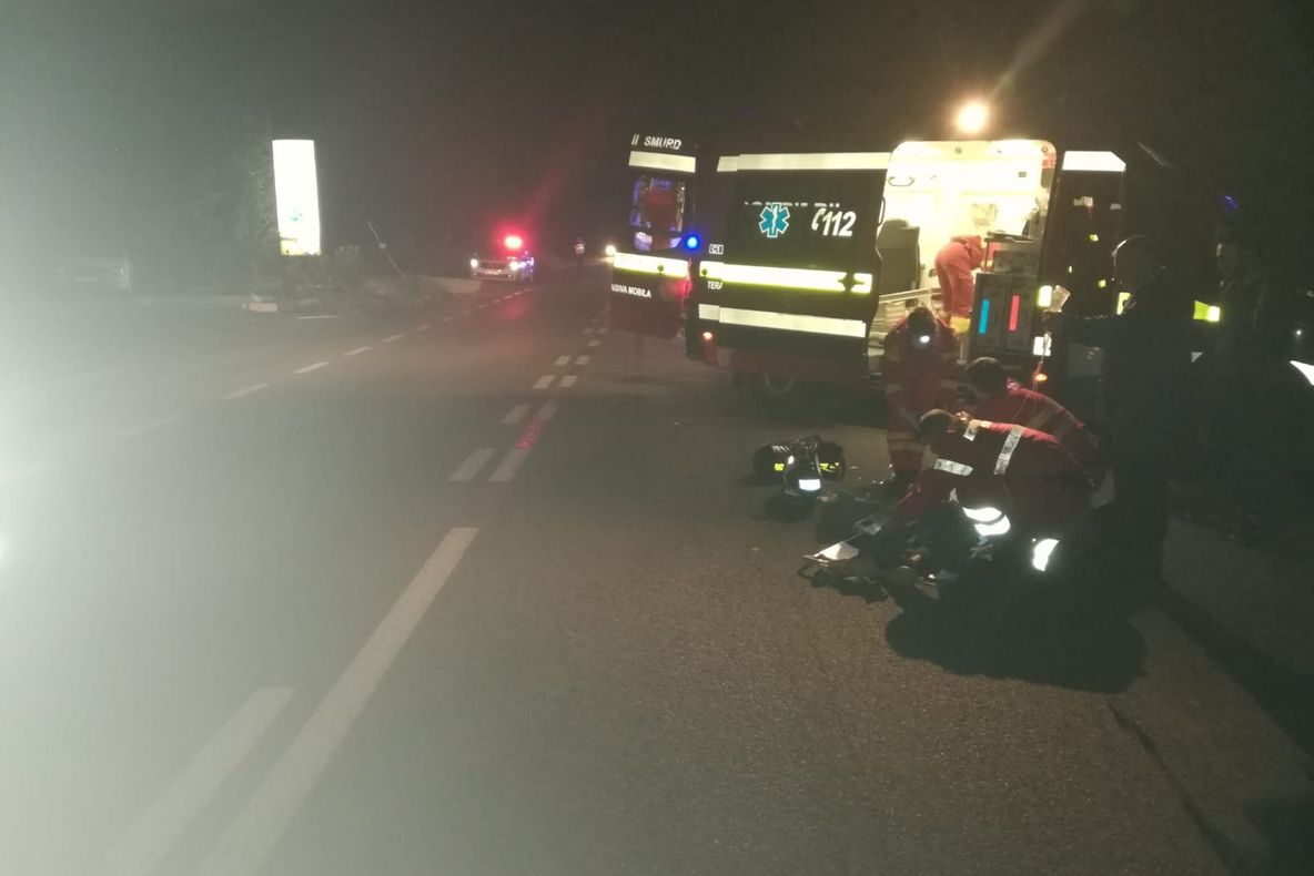 UPDATE | Accident mortal la Cristian. Bărbat lovit de o maşină,  decedat la spital