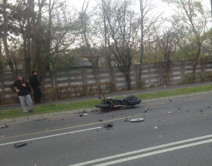 Motociclist rănit într-un accident pe Alba Iulia