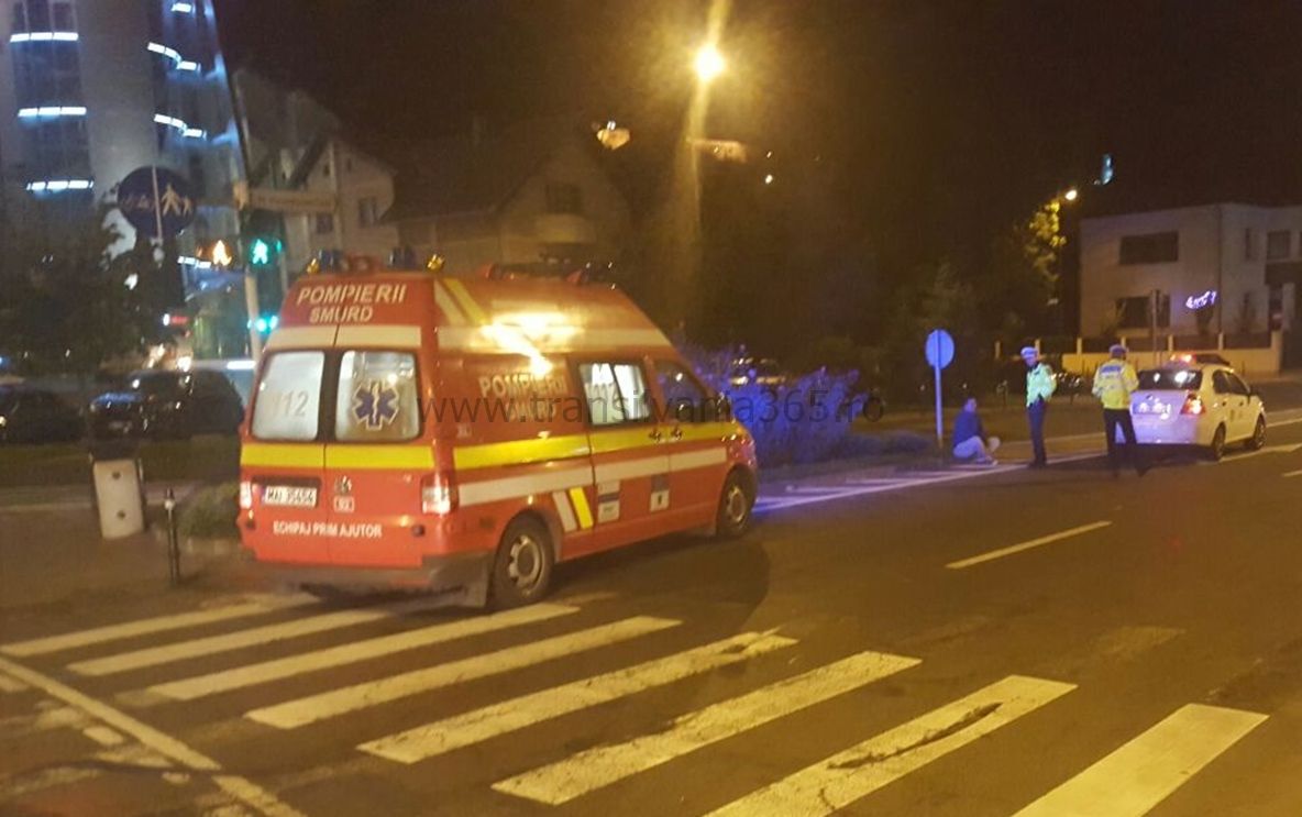 Cetăţean străin, rănit pe trecere de pietoni pe Calea Dumbrăvii