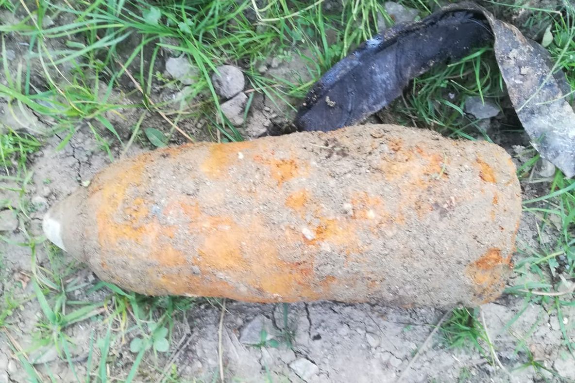 UPDATE | Proiectil exploziv, găsit pe un şantier din Şelimbăr