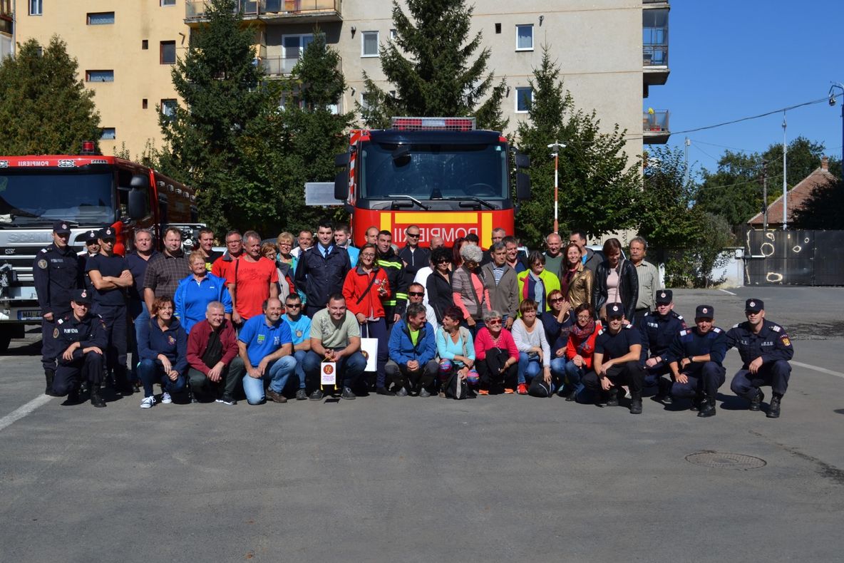 Pompieri voluntari sloveni, în vizită la Sibiu