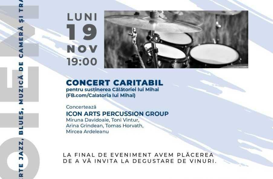 Concert caritabil pentru Mihai, la Biblioteca Astra