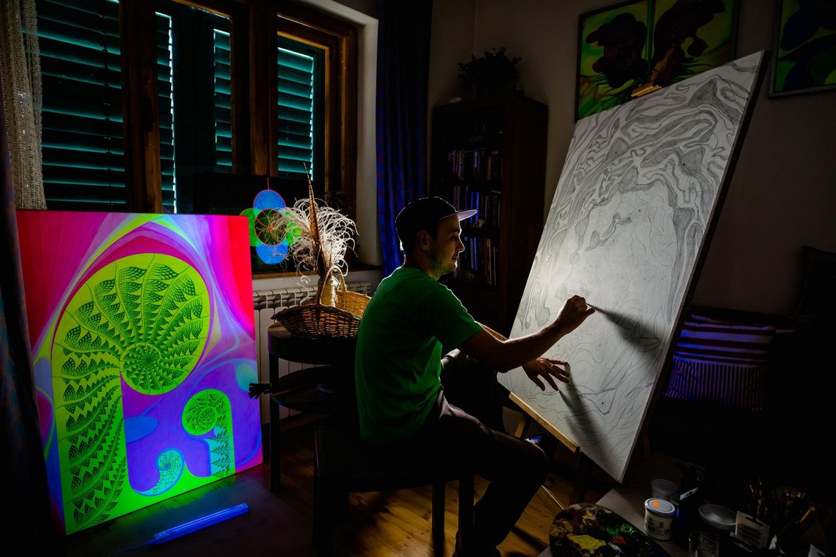 "Fluo Immersion", cea mai nouă expoziție de la Muzeul de Artă Contemporană