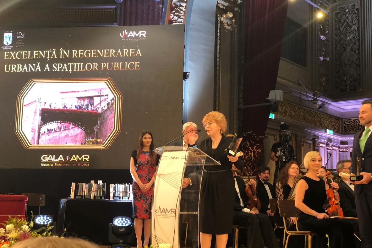 Sibiul, premiat din nou la Gala Asociației Municipiilor din România