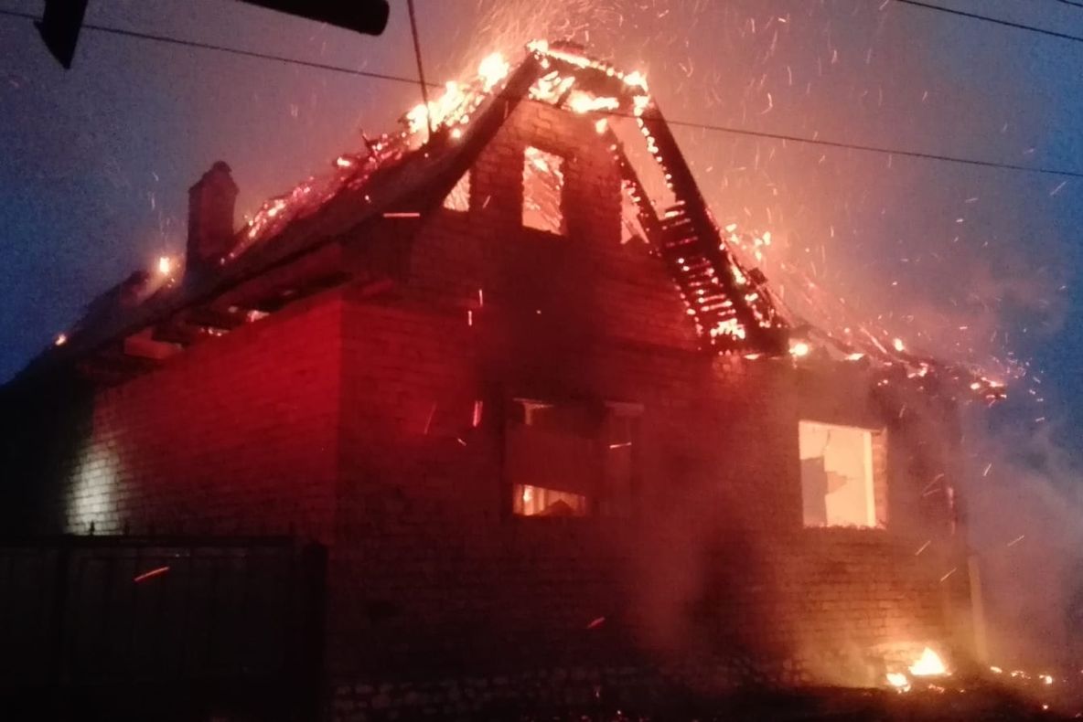 Incendiu la o casă în Târnava