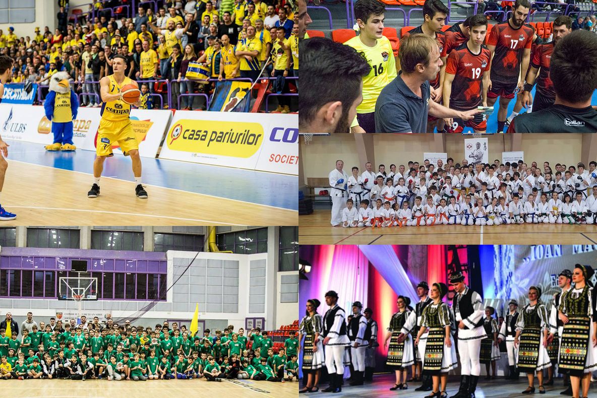 Meciuri și competiții sportive, în noiembrie, la Sala Transilvania