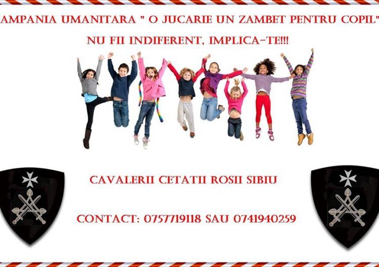 O jucărie pentru zâmbetul unui copil!