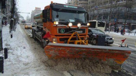 140 de tone de sare pentru deszăpezirea Sibiului și a Păltinișului