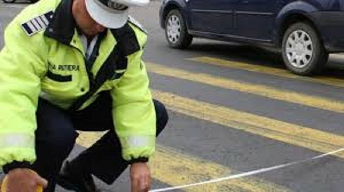 Femeie însărcinată, acroșată de mașină, în Mediaș