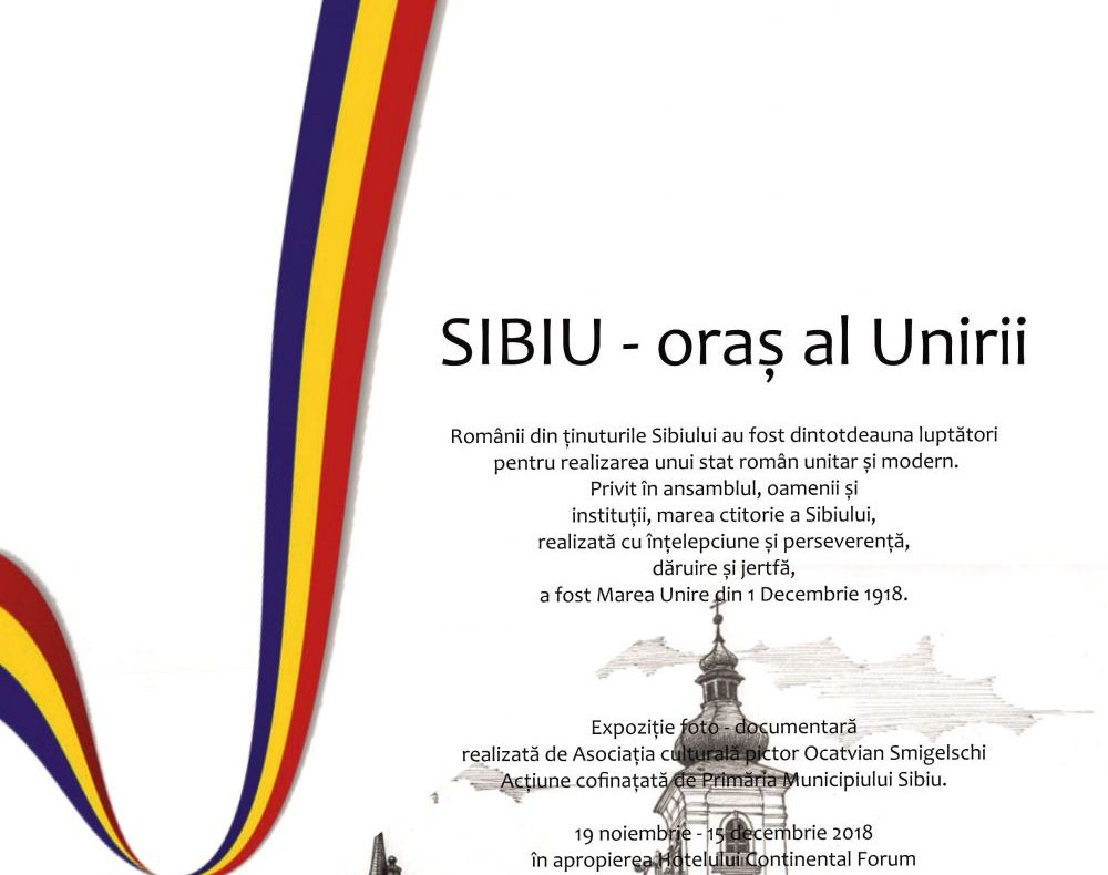 Expoziție stradală „Sibiu – oraș al unirii”