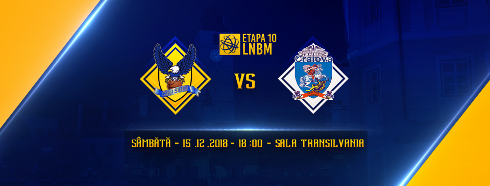 CSU Sibiu joaca sâmbătă cu craiovenii de la SCM