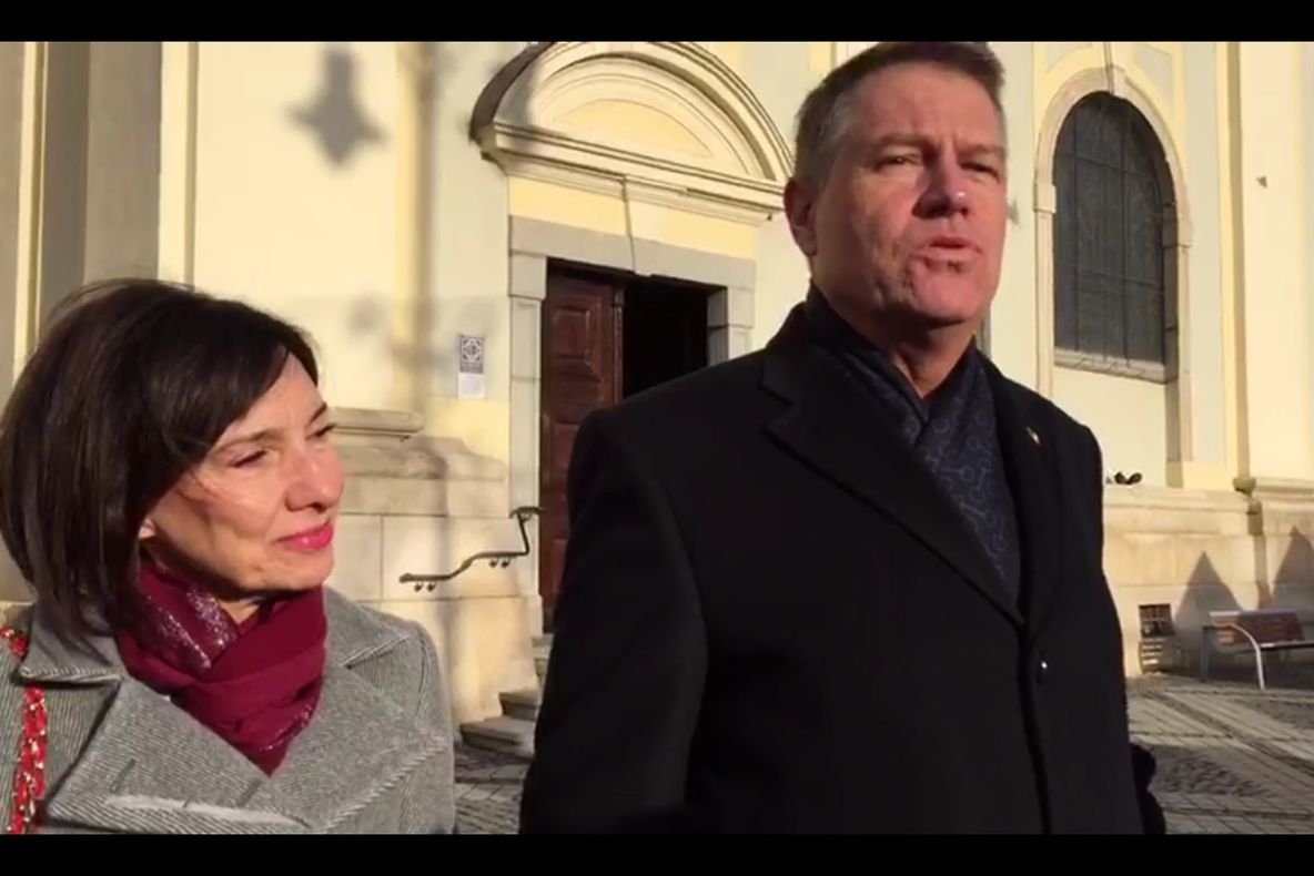 UPDATE/ Video/Iohannis la Sibiu de Crăciun și de Revelion