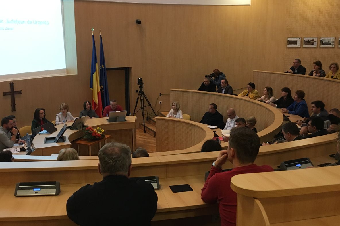 Planul Urbanistic Zonal pentru noul spital, dezbătut public la Consiliul Județean Sibiu
