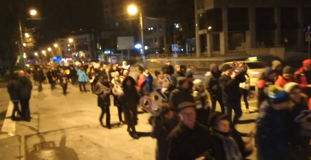 VIDEO | Aproximativ 5.000 de sibieni, în stradă, pentru a-i susține pe magistrați: "Să se facă dreptate!"