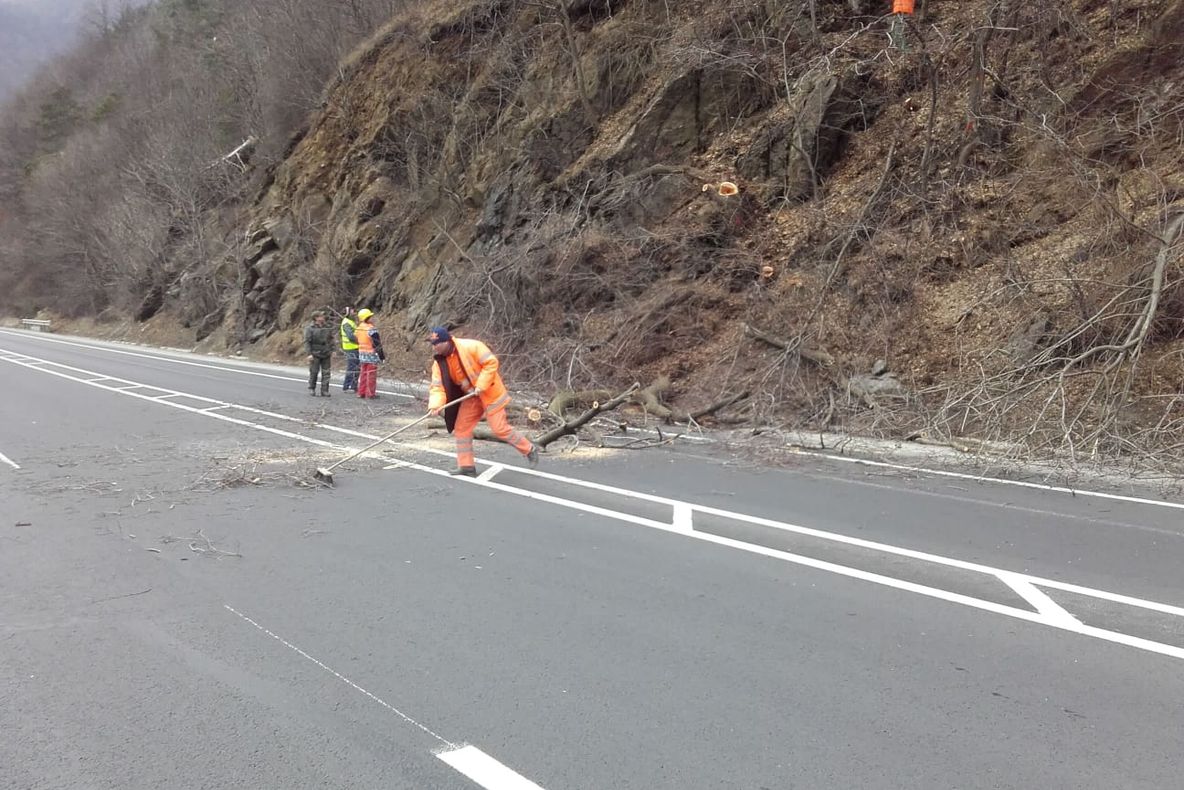 Trafic oprit pe DN 7, Boița - limita cu județul Vâlcea