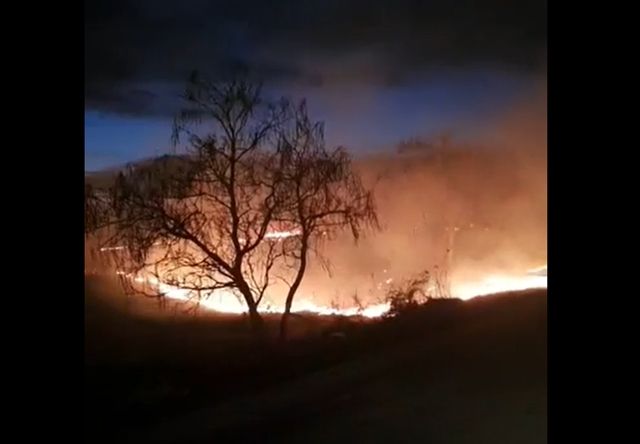 Incendiile de vegetație iau amploare în Sibiu
